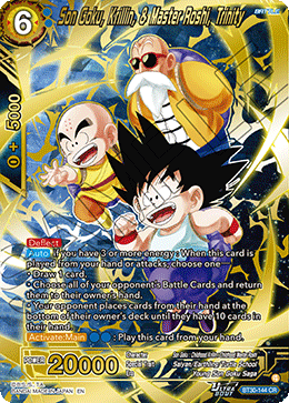 BT30-144 Son Goku, Krillin, & Master Roshi, Trinity — Concept Rare