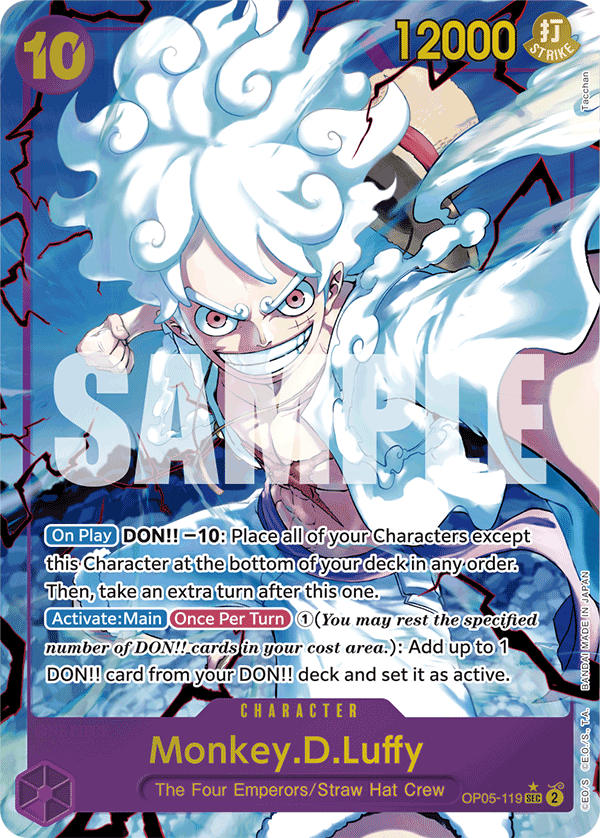 OP05-119 Monkey D Luffy — Secret Rare — Alt Art