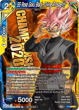 P-206 SS Rose Goku Black, Divine Prosperity — Promo